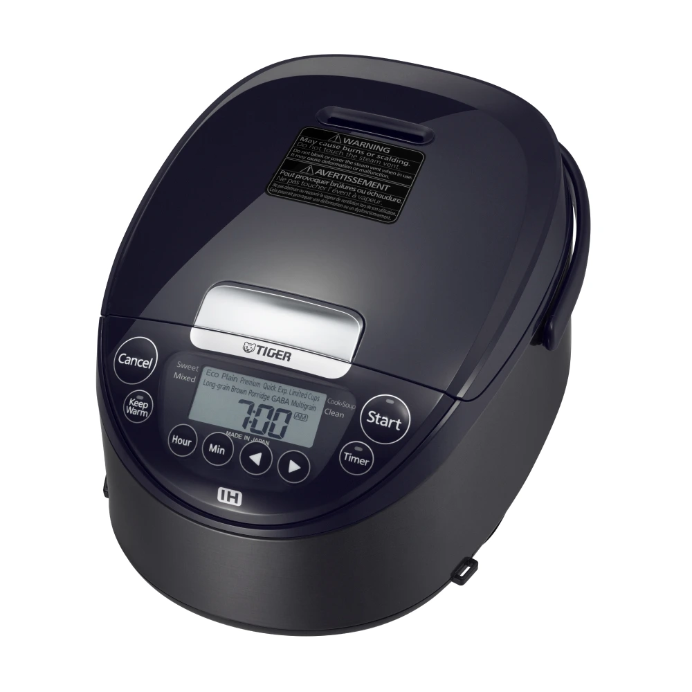 Official Tiger JPW-H18U mauve-black rice cooker